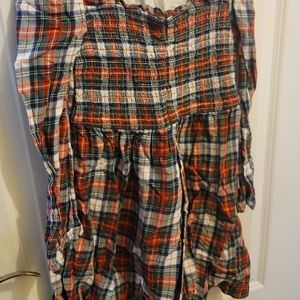 Kids Gap holiday dress red,green,white.